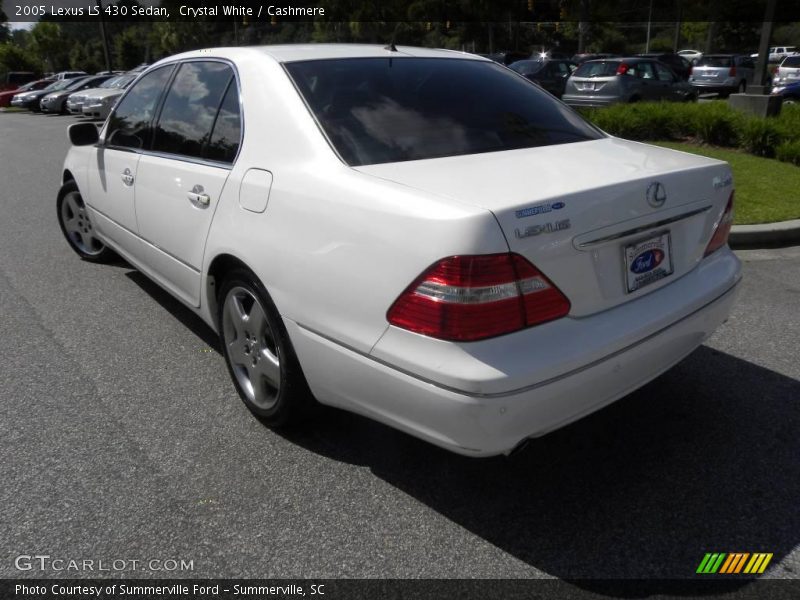 Crystal White / Cashmere 2005 Lexus LS 430 Sedan
