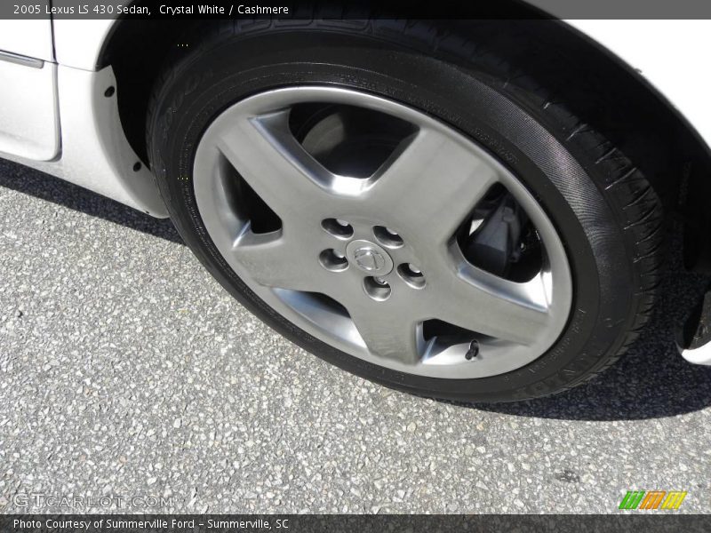 Crystal White / Cashmere 2005 Lexus LS 430 Sedan