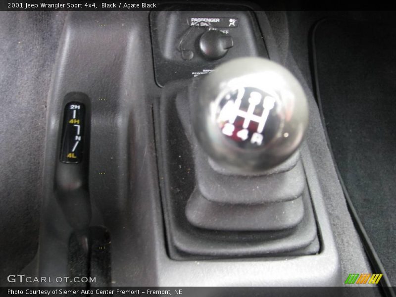 Black / Agate Black 2001 Jeep Wrangler Sport 4x4