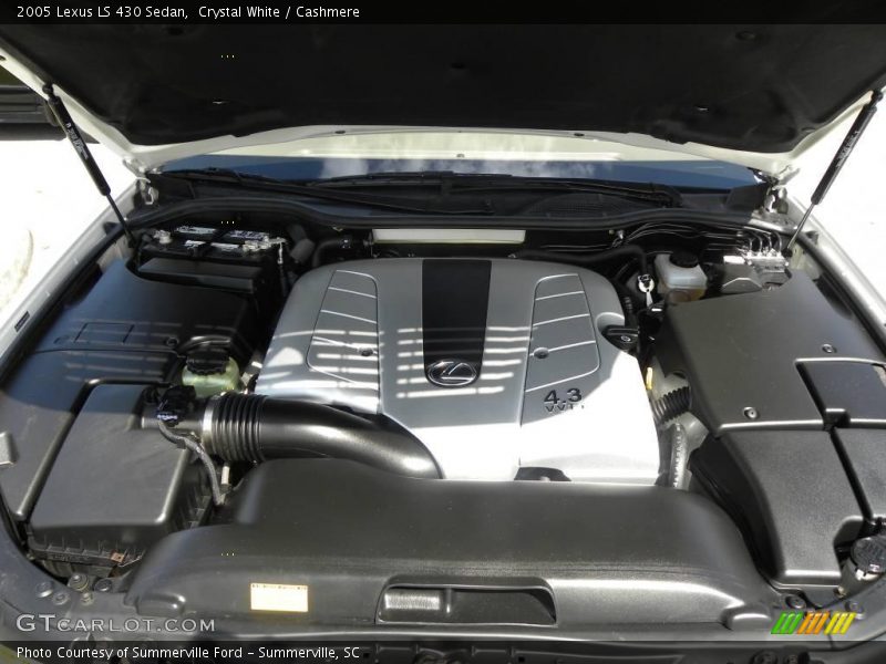 Crystal White / Cashmere 2005 Lexus LS 430 Sedan