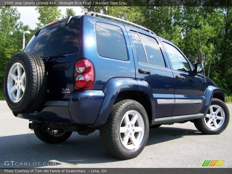 Midnight Blue Pearl / Medium Slate Gray 2005 Jeep Liberty Limited 4x4