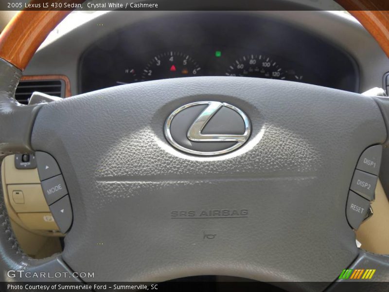 Crystal White / Cashmere 2005 Lexus LS 430 Sedan