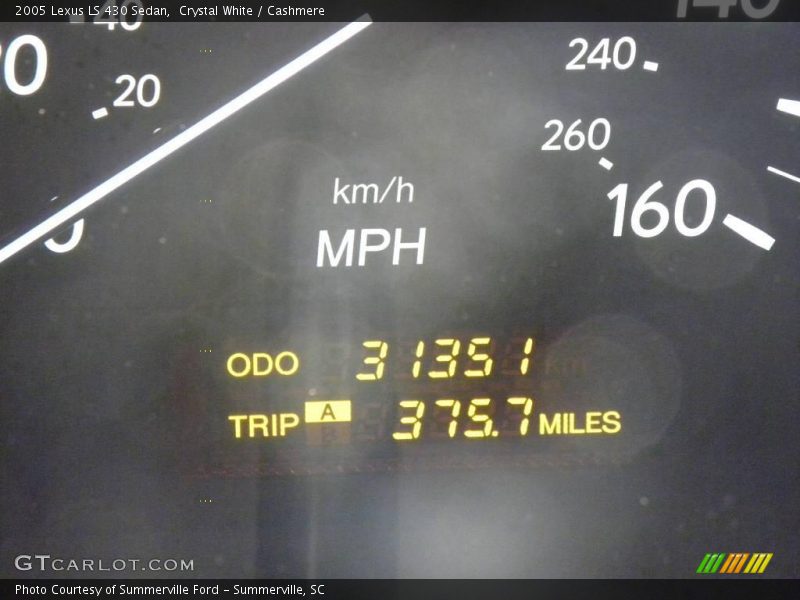 Crystal White / Cashmere 2005 Lexus LS 430 Sedan