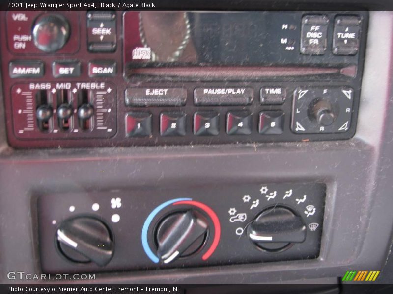 Black / Agate Black 2001 Jeep Wrangler Sport 4x4