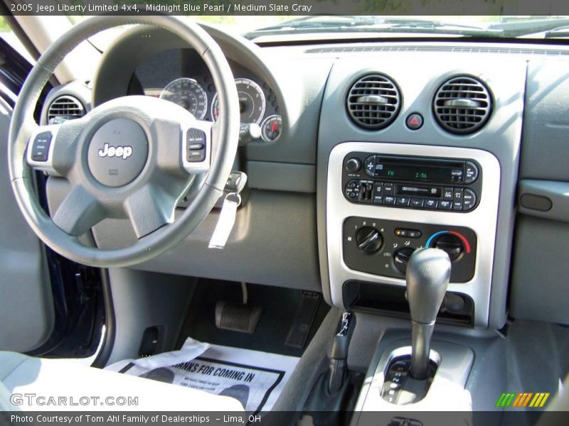 Midnight Blue Pearl / Medium Slate Gray 2005 Jeep Liberty Limited 4x4