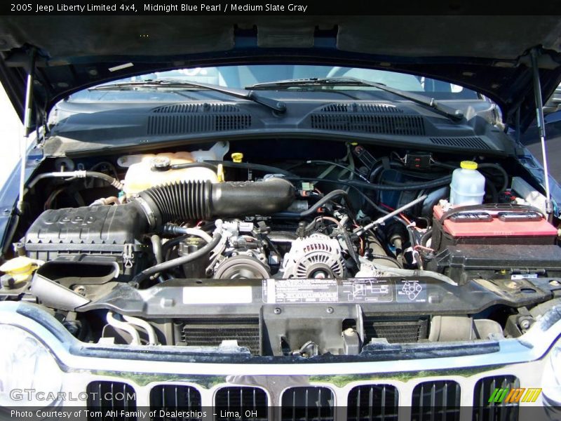 Midnight Blue Pearl / Medium Slate Gray 2005 Jeep Liberty Limited 4x4