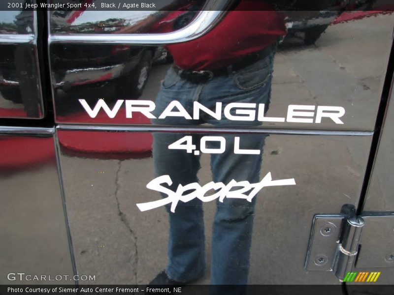 Black / Agate Black 2001 Jeep Wrangler Sport 4x4
