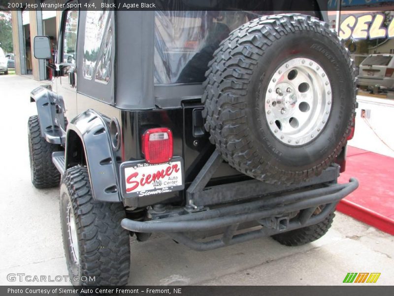 Black / Agate Black 2001 Jeep Wrangler Sport 4x4