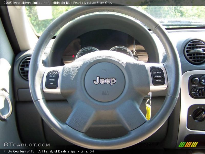 Midnight Blue Pearl / Medium Slate Gray 2005 Jeep Liberty Limited 4x4