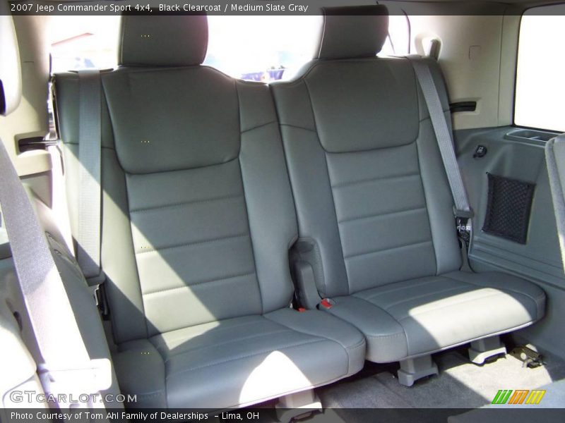 Black Clearcoat / Medium Slate Gray 2007 Jeep Commander Sport 4x4