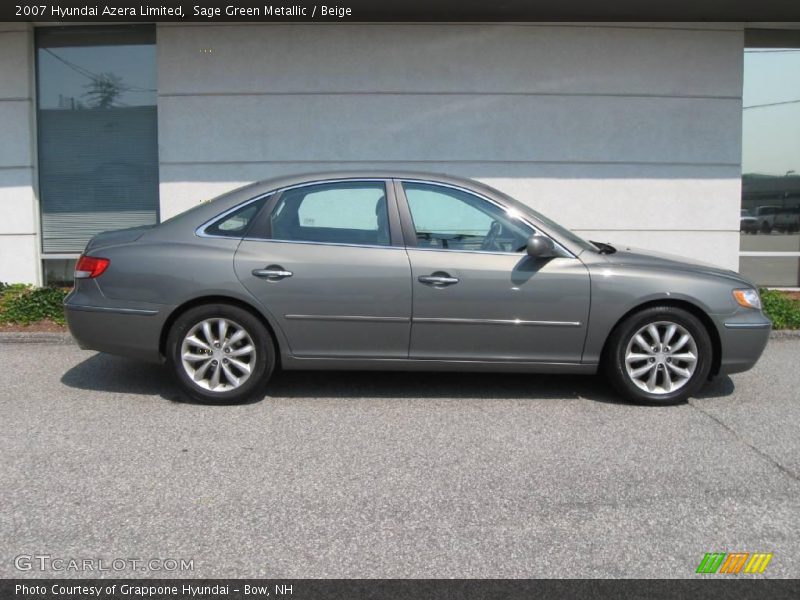 Sage Green Metallic / Beige 2007 Hyundai Azera Limited