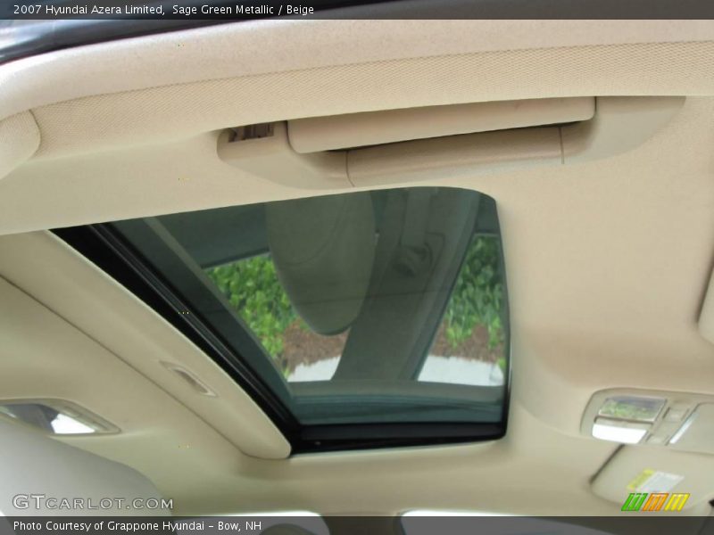 Sage Green Metallic / Beige 2007 Hyundai Azera Limited