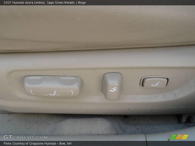 Sage Green Metallic / Beige 2007 Hyundai Azera Limited