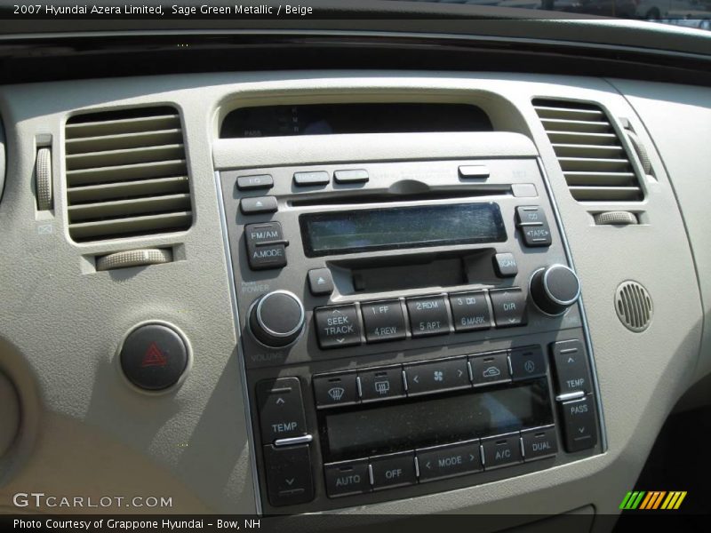 Sage Green Metallic / Beige 2007 Hyundai Azera Limited