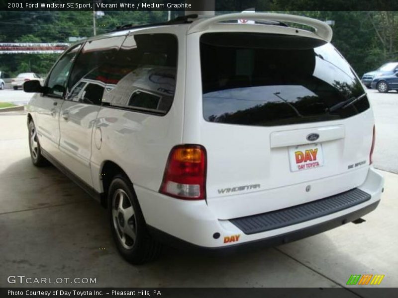 Vibrant White / Medium Graphite 2001 Ford Windstar SE Sport