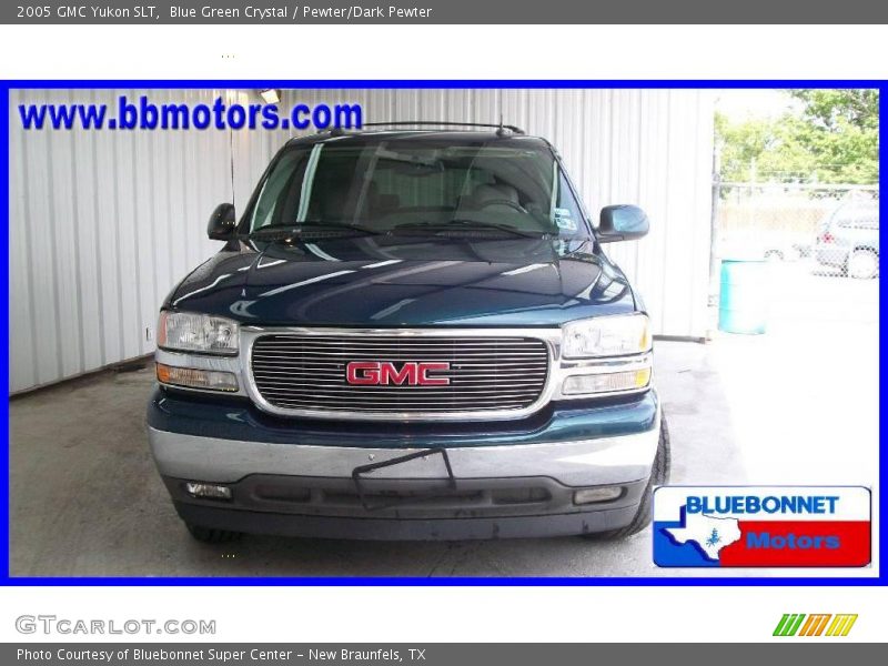 Blue Green Crystal / Pewter/Dark Pewter 2005 GMC Yukon SLT
