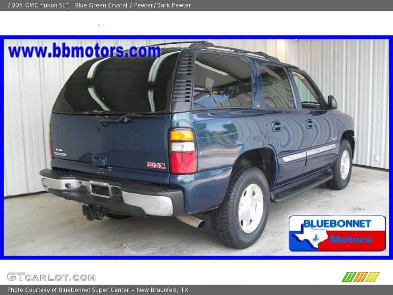 Blue Green Crystal / Pewter/Dark Pewter 2005 GMC Yukon SLT