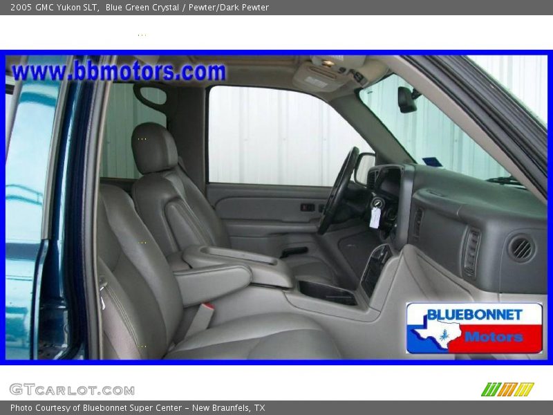 Blue Green Crystal / Pewter/Dark Pewter 2005 GMC Yukon SLT