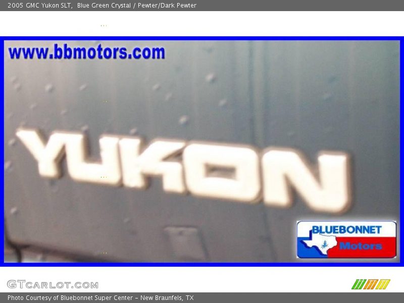 Blue Green Crystal / Pewter/Dark Pewter 2005 GMC Yukon SLT
