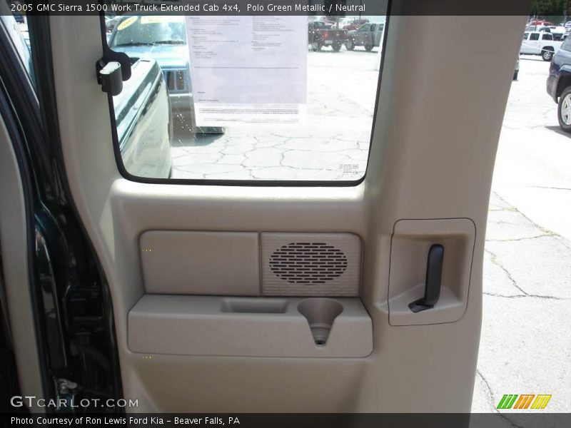 Polo Green Metallic / Neutral 2005 GMC Sierra 1500 Work Truck Extended Cab 4x4