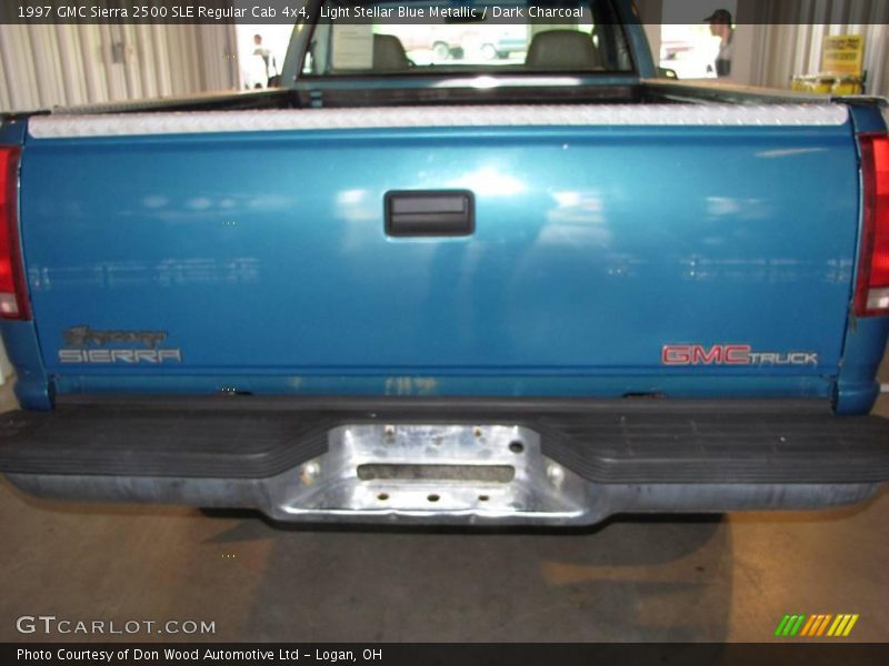 Light Stellar Blue Metallic / Dark Charcoal 1997 GMC Sierra 2500 SLE Regular Cab 4x4