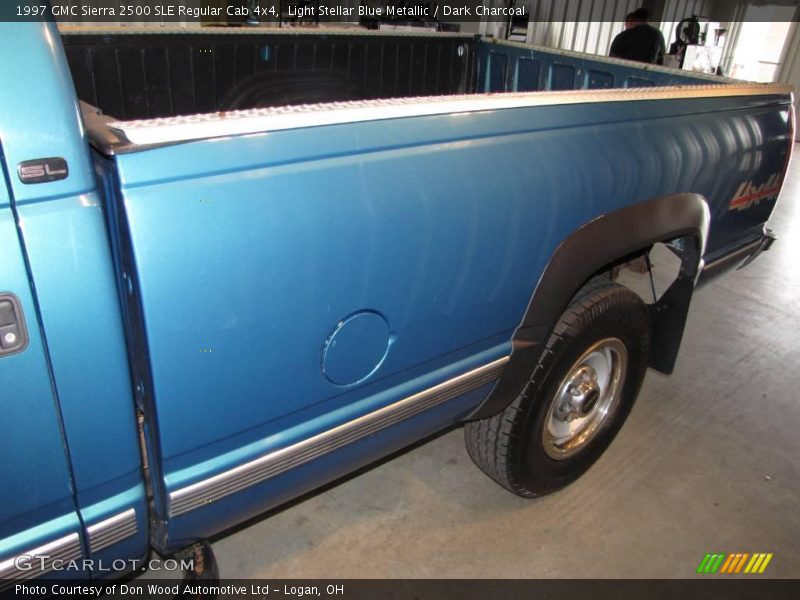 Light Stellar Blue Metallic / Dark Charcoal 1997 GMC Sierra 2500 SLE Regular Cab 4x4