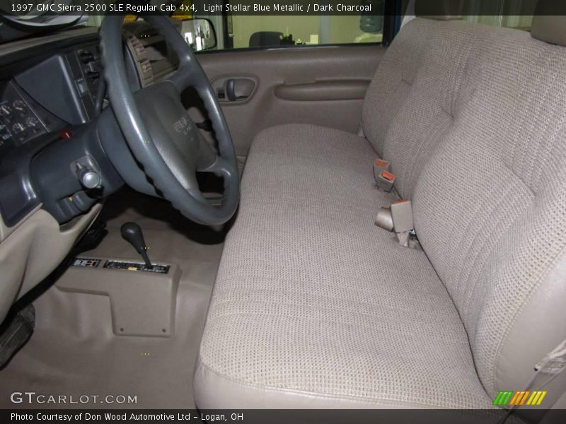 Light Stellar Blue Metallic / Dark Charcoal 1997 GMC Sierra 2500 SLE Regular Cab 4x4