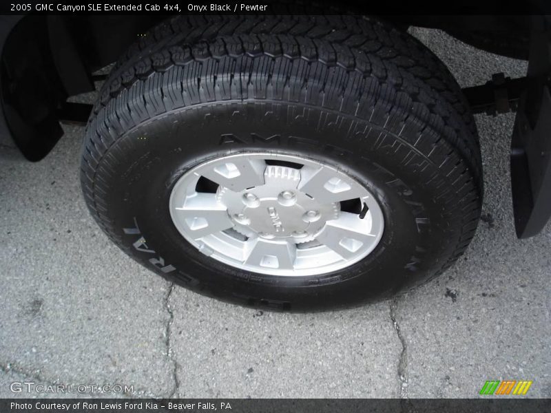 Onyx Black / Pewter 2005 GMC Canyon SLE Extended Cab 4x4