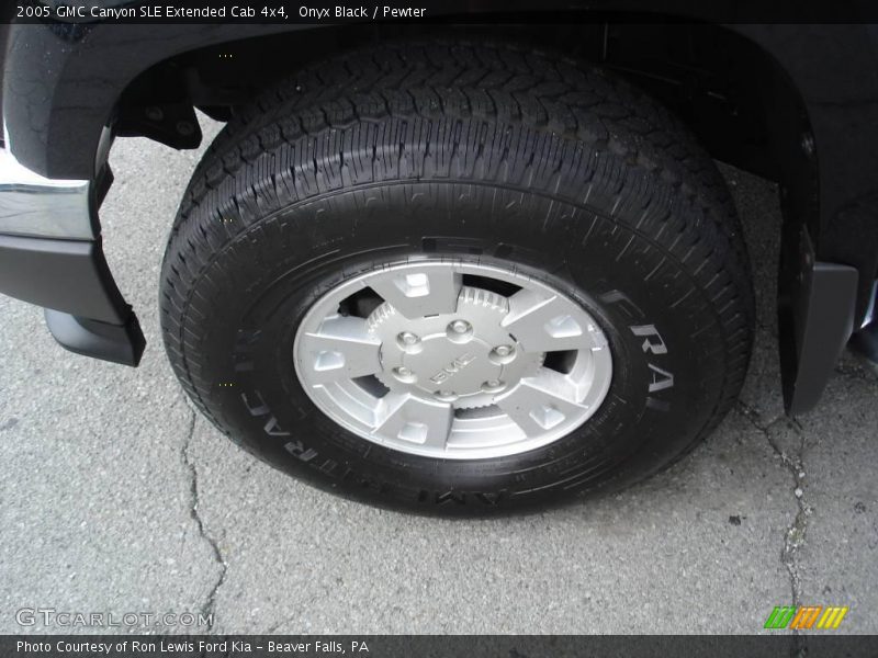 Onyx Black / Pewter 2005 GMC Canyon SLE Extended Cab 4x4