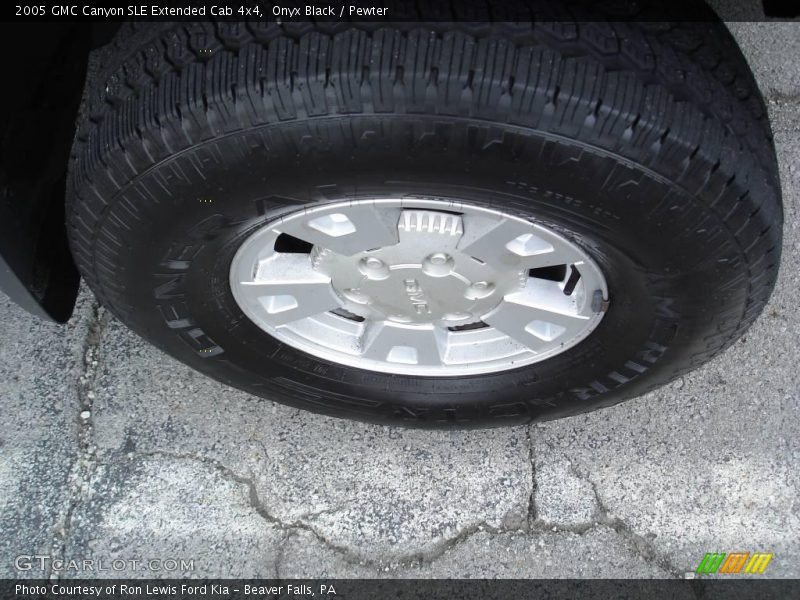 Onyx Black / Pewter 2005 GMC Canyon SLE Extended Cab 4x4
