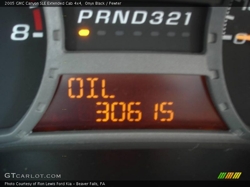 Onyx Black / Pewter 2005 GMC Canyon SLE Extended Cab 4x4