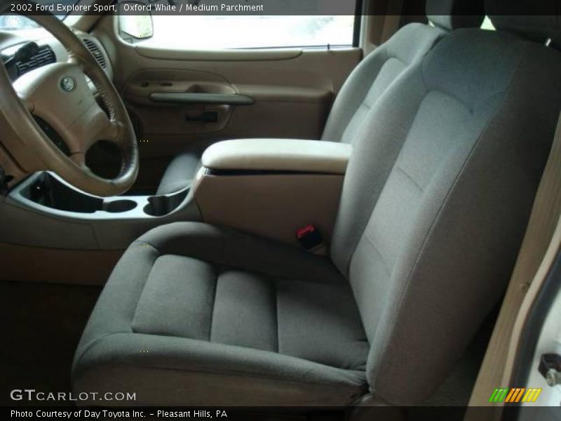 Oxford White / Medium Parchment 2002 Ford Explorer Sport