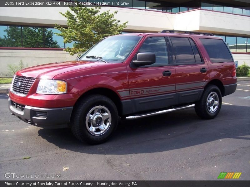 Redfire Metallic / Medium Flint Grey 2005 Ford Expedition XLS 4x4