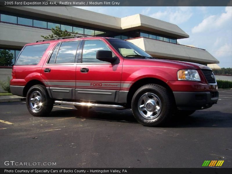 Redfire Metallic / Medium Flint Grey 2005 Ford Expedition XLS 4x4