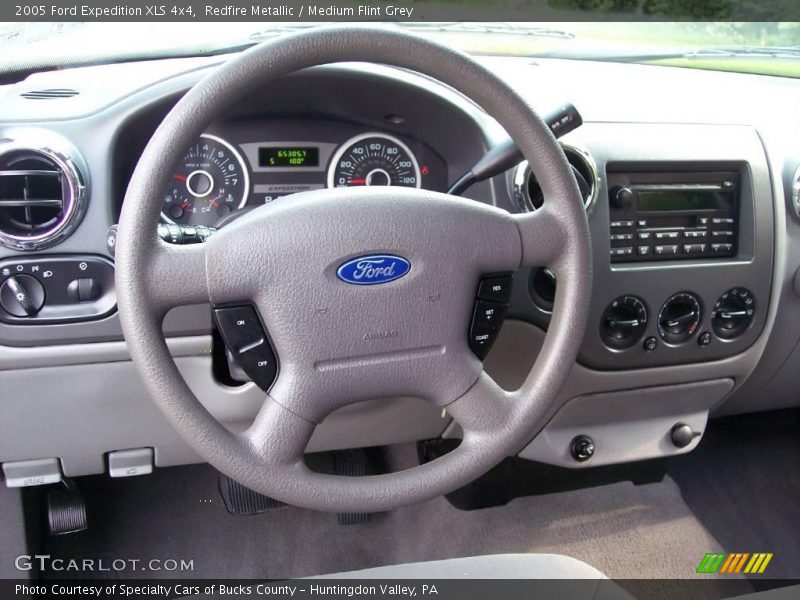 Redfire Metallic / Medium Flint Grey 2005 Ford Expedition XLS 4x4