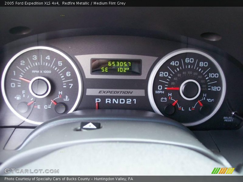 Redfire Metallic / Medium Flint Grey 2005 Ford Expedition XLS 4x4