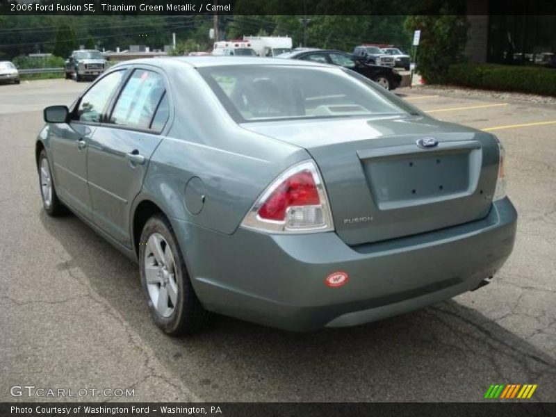 Titanium Green Metallic / Camel 2006 Ford Fusion SE