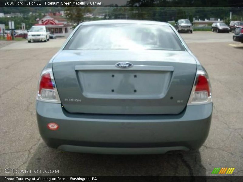 Titanium Green Metallic / Camel 2006 Ford Fusion SE