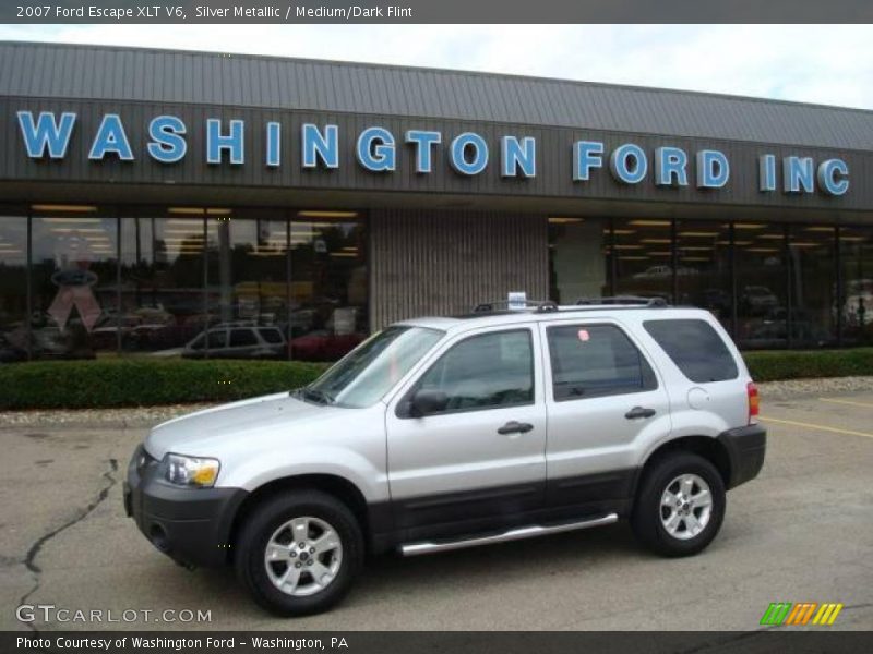 Silver Metallic / Medium/Dark Flint 2007 Ford Escape XLT V6