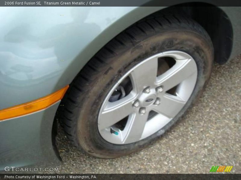 Titanium Green Metallic / Camel 2006 Ford Fusion SE