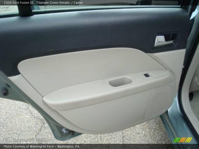 Titanium Green Metallic / Camel 2006 Ford Fusion SE