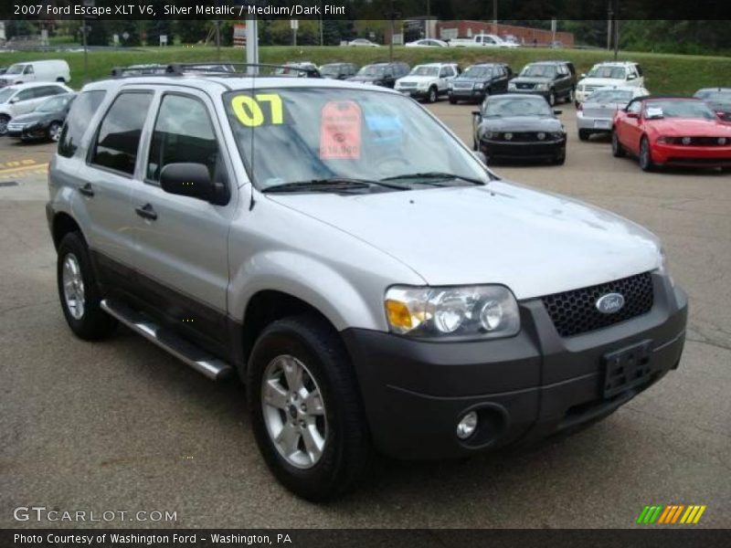 Silver Metallic / Medium/Dark Flint 2007 Ford Escape XLT V6