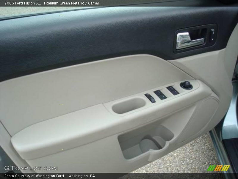Titanium Green Metallic / Camel 2006 Ford Fusion SE