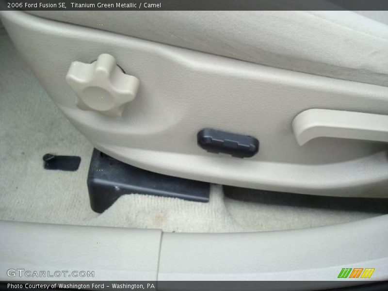Titanium Green Metallic / Camel 2006 Ford Fusion SE