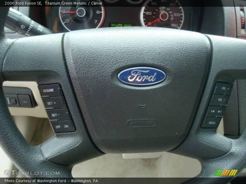 Titanium Green Metallic / Camel 2006 Ford Fusion SE