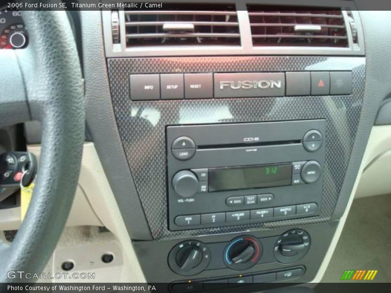 Titanium Green Metallic / Camel 2006 Ford Fusion SE