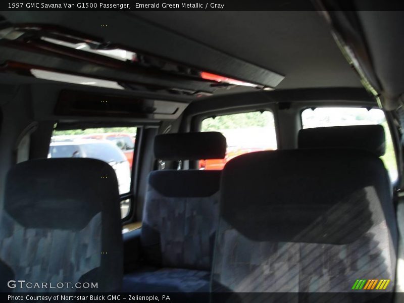 Emerald Green Metallic / Gray 1997 GMC Savana Van G1500 Passenger
