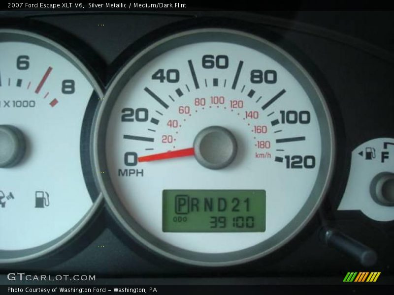 Silver Metallic / Medium/Dark Flint 2007 Ford Escape XLT V6