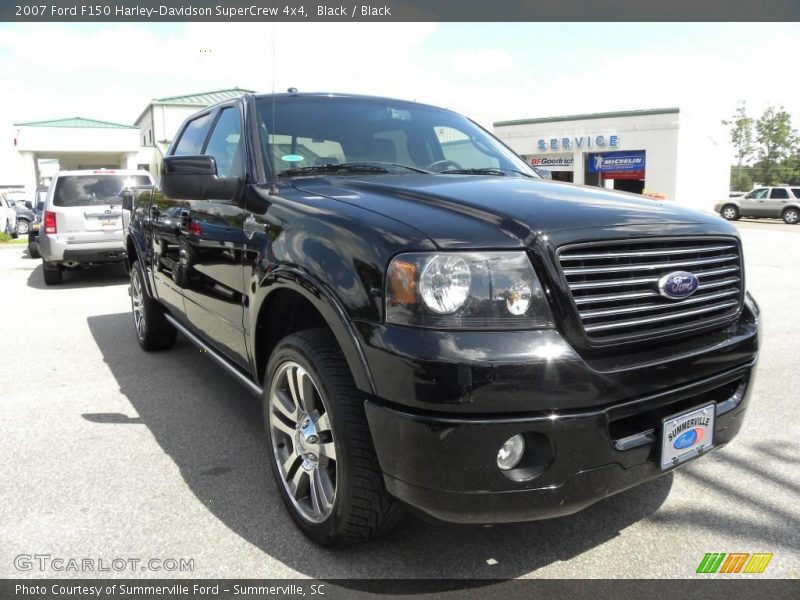 Black / Black 2007 Ford F150 Harley-Davidson SuperCrew 4x4