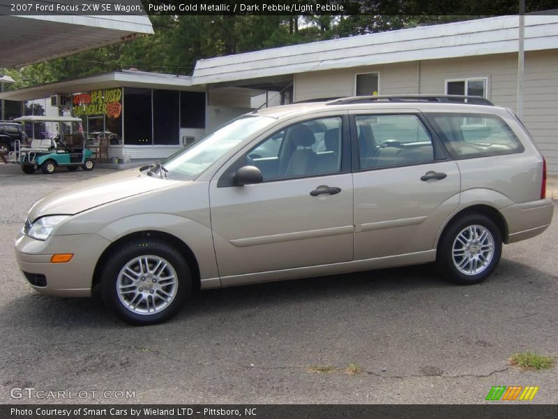 Pueblo Gold Metallic / Dark Pebble/Light Pebble 2007 Ford Focus ZXW SE Wagon